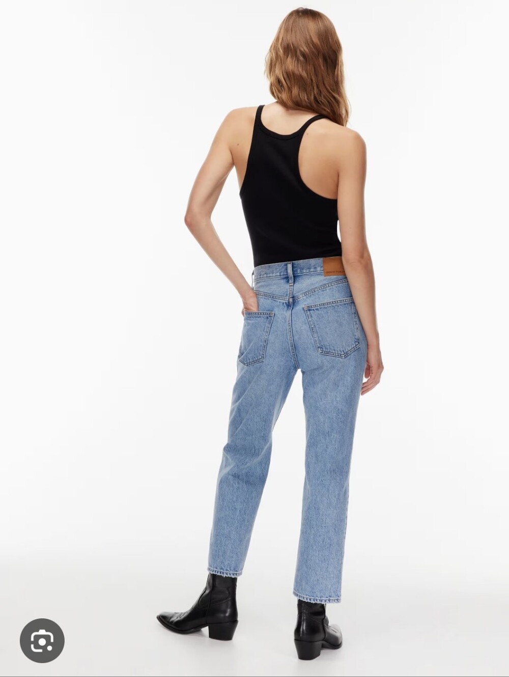 Aritzia Denim Forum 90's Light Blue Straight-Leg Jeans